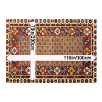 Imitatsioonkashmiir Pehme TPR Vaip, 79 * 118 colių / 200 * 300 cm