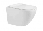 Zoldo premium WC koos Typhoon Tornado loputusega + SLIM Soft Close duroplastist istmega, valge