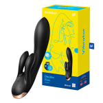 Vibrator Satisfyer Double Flex rakendusega (must)