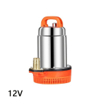 K&otilde;rge efektiivsusega 12V veepump, 3000L/H vool, roostevaba teras, oranž/must.,  Oranžinė