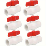 3tk 1/2 PVC kuulkraan T-k&auml;epidemetega vees&uuml;steemidele.