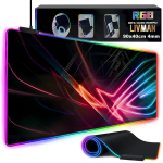 RGB hiirematt LIVMAN MZ-RGB valgustusega, 90x40cm, 4mm