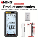 ANENG 620A 6000 Loendust Digitaalne Multimeeter, True RMS AC/DC.,  620A juoda