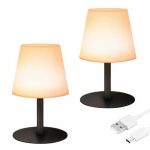 POWERBEAUTY P-2 Juhtmeta laualamp, 2 tk.