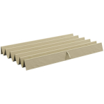 Pergola varikatuse asendus, Outsunny, 250x255 cm, beež, Beige