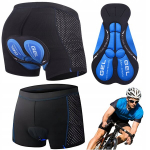 Jalgrattaspordi l&uuml;hikesed p&uuml;ksid Jalgrattaspordi l&uuml;hikesed p&uuml;ksid koos geeliga 3d Meeste bokserid Xl