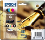 EPSON Multipack T1626 - Fountain Pen - Black, Cyan, Magenta, Yellow