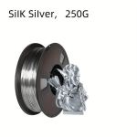3D Printimise K&otilde;rge T&auml;psus Filament,  PLA Silk Silver 250g