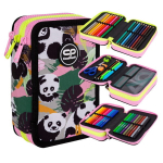 Koos pliiatsitaskuga CoolPack kolmekohaline Panda Gang
