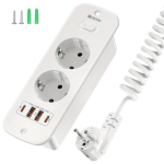Lauaarvuti sisseehitatud pistikupesa USB-ga, 2-viisiline pistikupesa.