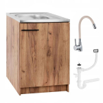 K&ouml;&ouml;gikapp kuldne tamm deante valamu sifoon paindlik beež segisti 60x50cm