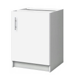 K&ouml;&ouml;gikapp alumine seisev matt valge uksed riiul 60x46cm