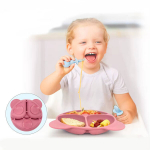 Silikoonist s&ouml;&ouml;gikomplekt lastele, 8 tk, sinine