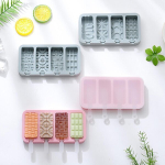 Kergesti eemaldatav mittekleepuv j&auml;&auml;tis, millel on kaan neli pulka "DIY" Sile 4 v&otilde;re, paar mustrit Popsicle'i salve kaitset, BPink