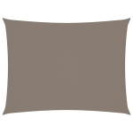 vidaXL oxford-kangast p&auml;ikesepuri, ristk&uuml;lik, 5 x 6 m, pruunikashall