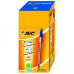 BIC Cristal Original Kulkpenne Medium Point (1,0 mm) - Bl&aring;, 50 pakning