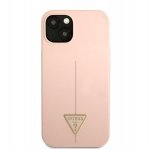Arva GUHCP13MSLTGP iPhone 13 6,1 roosa/roosa v&auml;rvi silikoonist kolmnurkne &uuml;mbris
