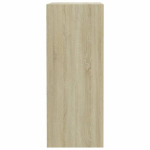 vidaXL 2 korrusega riiul Sonoma tamm 40 x 30 x 76,5 cm puitlaastplaat