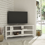Nurgaga Tv-Alus, Thales, Decortie, 110 x 45 x 36.2 cm, Valge