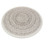 &Uuml;mmargune vaip SISAL FLAT 48834866 Punktid, koor, ratas 120 cm