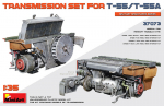 Liimitav mudel MiniArt 37073 Transmission Set for T-55/T-55A 1/35