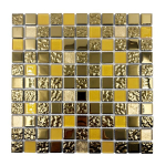Seinamosaiik REA P14016 Kuldne, 0,6x30x30cm