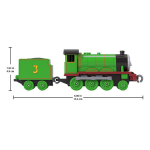 Survevalatud rong &bdquo;Thomas & Friends&ldquo; JHK84 metallist l&uuml;kkatav koos vaguniga