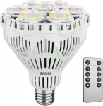 Sansi LED taimelamp 40 W, kaugjuhtimispuldiga