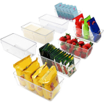8-osaline Kurtzy k&uuml;lmikukorvide komplekt, BPA-vabast plastist, 20 x 10 x 8 cm, sangadega, l&auml;bipaistev