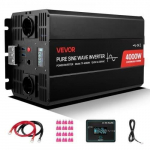 Puhta siinuseinverter VEVOR TP-4000W, 4000W, 12V DC kuni 230V AC