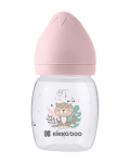 Beebilutt Kikka Boo Savanna Pink 180 ml, laia kaelusega, koolikavastane
