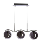 Candellux rippvalgusti Lumos, kroom/grafiit