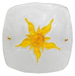 Candellux laelamp Sun 13-88614, valge/kollane