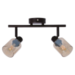 Laelamp Candellux Agra 2x40W E14 merevaigukollane klaas