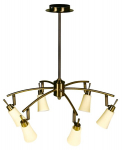 Laelamp Candellux Kroton 36-87044 6x40W G9, patina viimistlusega
