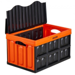 Kokkupandav plastist hoiukast kaanega 52,5x36x30 cm