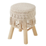 Boho taburet, liivakarva