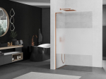 Mexen Kioto L du&scaron;isein Walk-in 100 x 200 cm, l&auml;bipaistev/udu, roosa kuld - 800-100-103-60-35