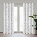Eurofirany kardin Roses, 140x250 cm, valge