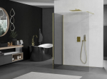 Mexen Kioto du&scaron;isein Walk-in 140 x 120 cm, l&auml;bipaistev, kuldne - 800-140-212-50-00-120