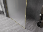 Mexen Kioto-XF Walk-in du&scaron;isein raamiga 80 x 202 cm, h&auml;rmatis, 10 mm, kuldne - 800-080-104-50-30-X