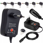 Toiteadapter 30W &ndash; Reguleeritav pinge p&ouml;&ouml;rdnupuga, V&auml;ljund 1.2 A