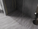 Mexen Kioto-X L du&scaron;isein Walk-in 50 x 200 cm, l&auml;bipaistev 10 mm, kuldne - 800-050-107-50-00-X