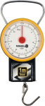 Vorel Rippuv vedru kaal dial 15301, 32kg, 1m lint, 0.5kg sammud, PVC korpus, kroomitud konks 3.4mm
