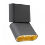 Laelamp Maxlight Marvel kollektsioon must 12W 3000K C0150