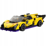 Sportauto mudeli ehitusklotsid, 363 osa + vitriin