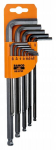 Bahco kuuskantv&otilde;tmed kuuliga, tolli 0,05''-3/8'' (13 tk.)