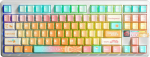 Mehaaniline m&auml;nguriklaviatuur - AULA Gasket F87 Pro V2 87 klahvi RGB juhtmevaba 10 000 mAh oranž limonaad