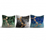 Aberto Design dekoratiivsete patjade komplekt, 3 tk 43x43 cm