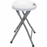 Kokkupandav taburet Goliat, v&auml;lim&ouml;&ouml;bel, 46cm, valge